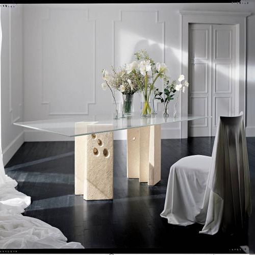 Oryginalny stół Spider Rock z marmurowymi nogami. LDM