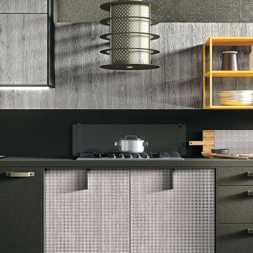 OSLO, industrialny okap ze stali szlachetnej idealnie dopasowany do kuchni z kolekcji LOFT Snaidero, snaidero.com