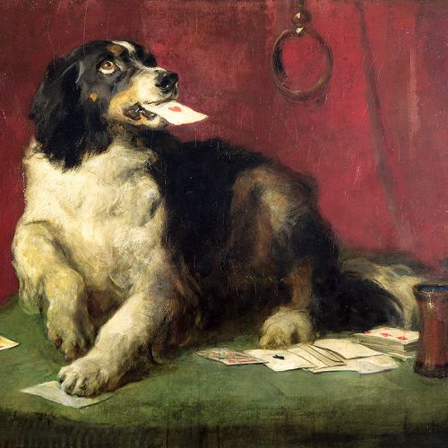 Oszust , sir Edwin Landseer, XIX w., Uniwersytet w Dundee, Szkocja