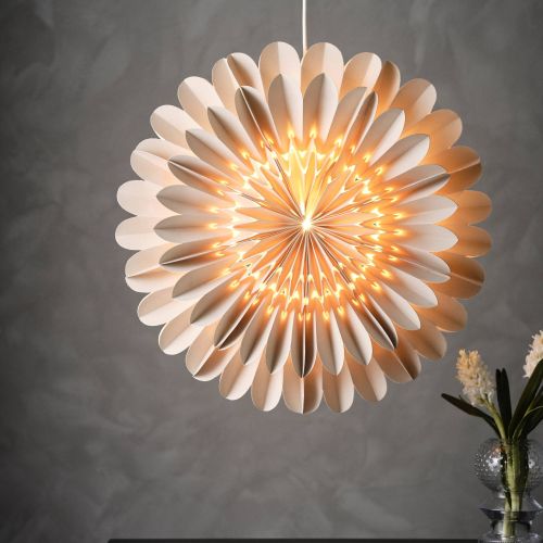 wiszące ozdoby świąteczne z papieru