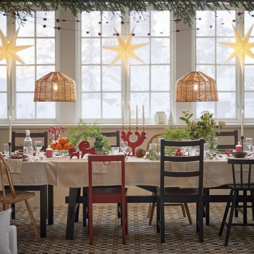 wiszące gwiazdy świąteczne z papieru