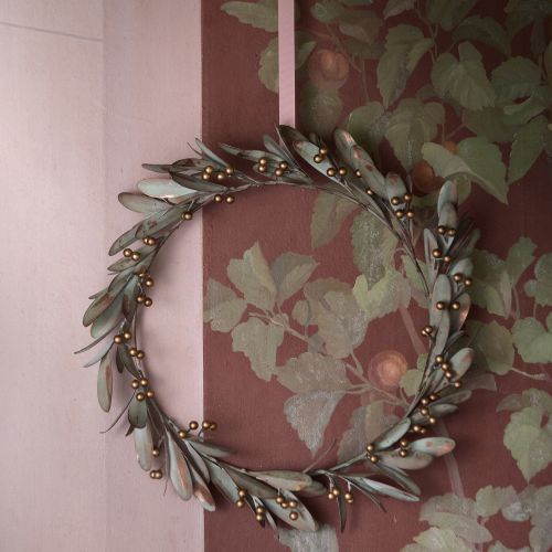 wiszący wianek bożonarodzeniowy