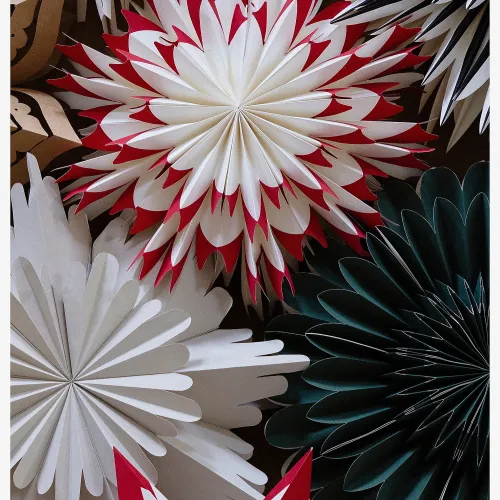 świąteczne gwiazdy wiszące