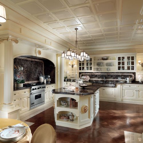 Pałacowa kuchnia z granitowym zlewem, ALTER EGO