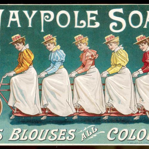 Panie reklamujące Maypole Soap , 1900 r. Fot. BE W