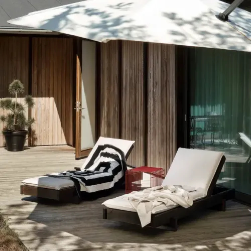 Duży parasol ogrodowy