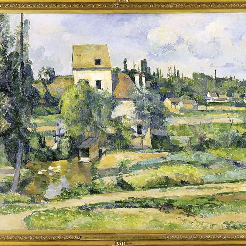 Paul Cézanne Młyn nad Couleuvre w Pontoise , 1881 r.