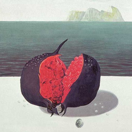 Pejzaż śródziemnomorski z granatem , 1974 r., Muzeum Sztuki w Łodzi.