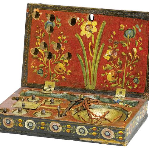 Perska, w dewnianym pudełku, XIX w.