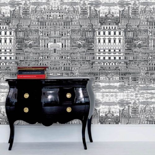 Piero Fornasetti i jego muza. Dizajner, tapety, piero fornasetti, lina cavalieri