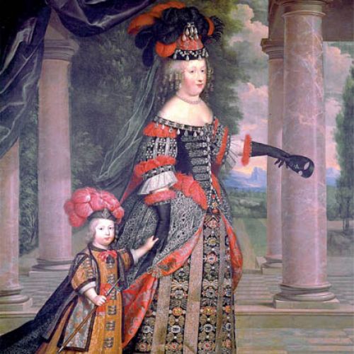 Pierre Mignard, Królowa Maria Teresa z Delfinem