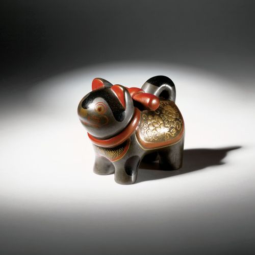 Pies , lata 1775-1850. Japońskie Nestsuke