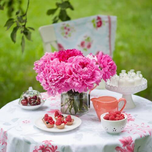 piwonia peonia dekoracje stołu