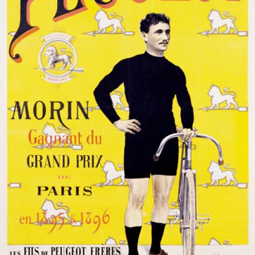 Plakat autorstwa Alberta Guillaume a, 1895 r. Fot. Corbis