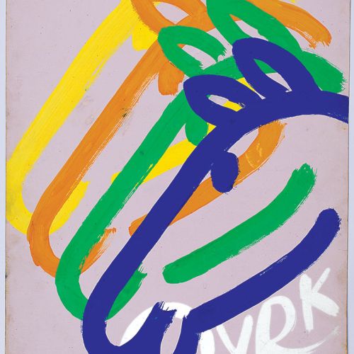 Plakat cyrkowy Konie , 1967 r. Sztuka rodzinna Wojciecha Zamecznika