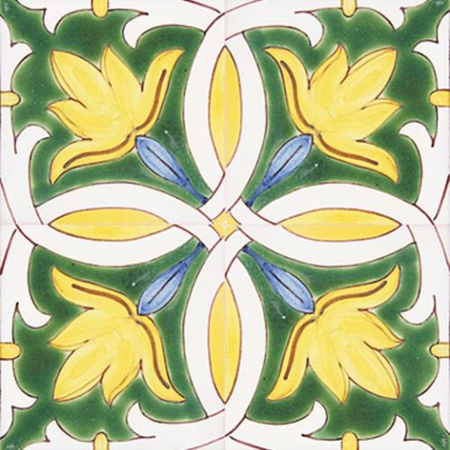 Płytka inspirowana XVII-wiecznym wzorem portugalskim. EUROMKII