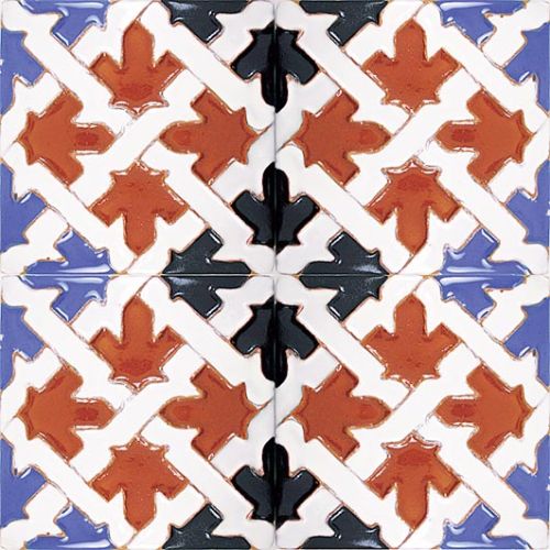 Płytka stylizowana na mauretańską. Cena - od 7 do 14 euro/szt. EUROMKII