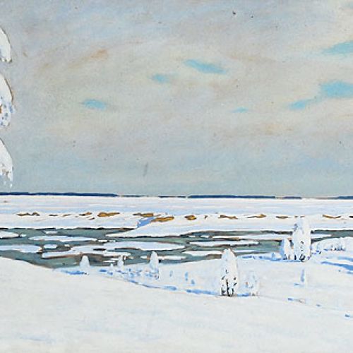 śnieg na obrazach, Julian Fałat