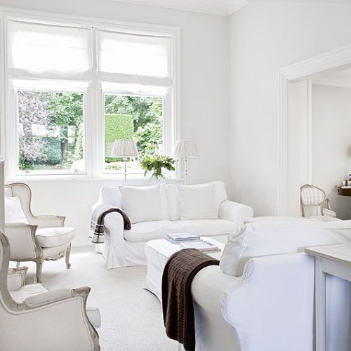 Białe jest piękne, dom w stylu shabby chic