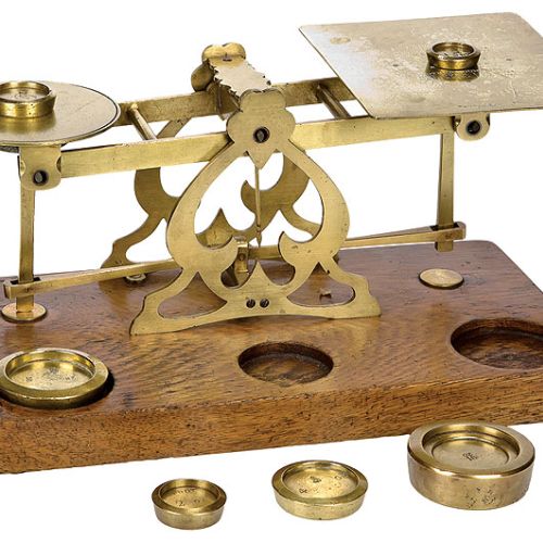 Pocztowa, Wielka Brytania, 1910 r. Wagi kiedyś i dziś