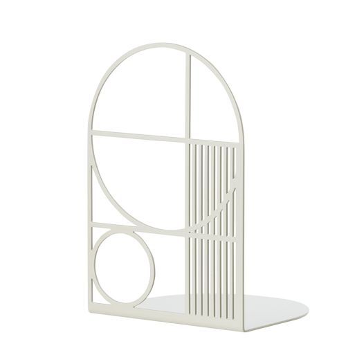 podpórki do książek w stylu bauhaus