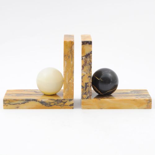 podpórki do książek marmurowe