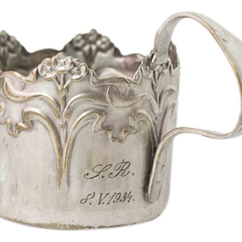 Podstawka pod szklankę, B. Henneberg, początek XX w.