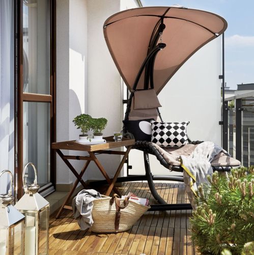 pomysł na nowoczesny balkon