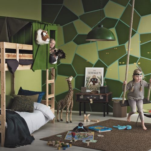 zielony pokój dla chłopca