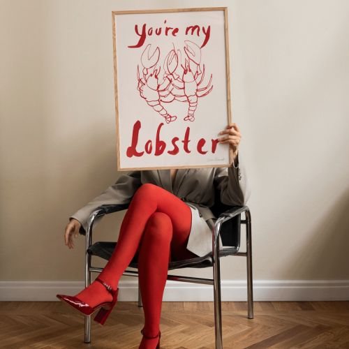prezenty na walentynki plakat You're my lobster