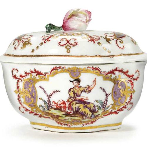 Porcelanowa bomboniera z Docci, lata 70. XVIII w.