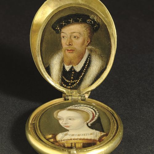 Medalion rodzinny zawierający 8 portretów, ok. 1600 r.