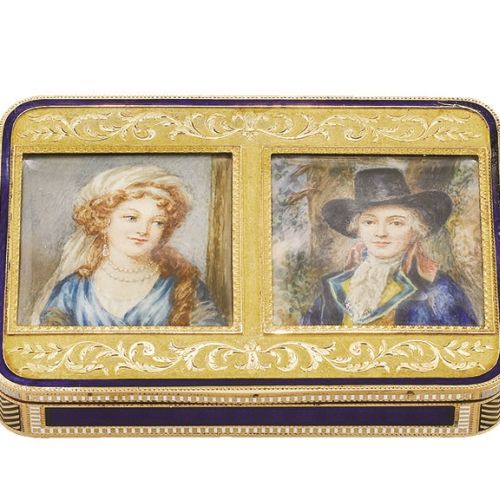 Otto Samuel Keibel, pudełko z podwójnym portretem, ok. 1805 r