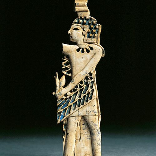 Posąg boga z Nimrud, VIII w. p.n.e., Muzeum Narodowe w Iraku