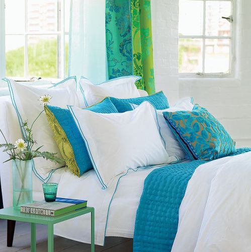 Pościel z bawełny perkalowej.