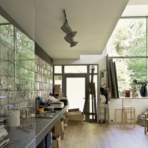 Pracownia i dom artysty. Tu tworzy Michał Zaborowski.
