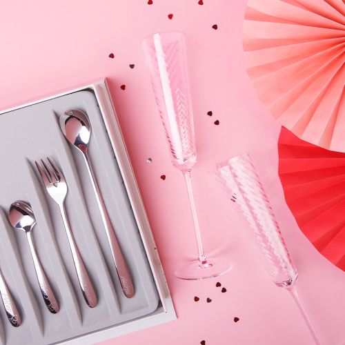 łyżki i widelce z serduszkami