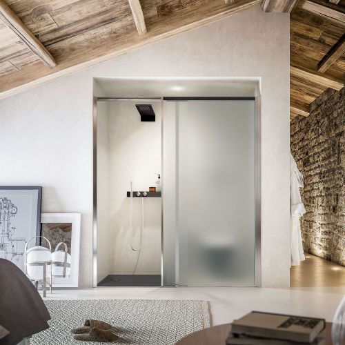 MOOV, szklane drzwi o wysokości 2 metrów i grubości 8 mm, wyraźne profile, GLASS1989, glass1989.com