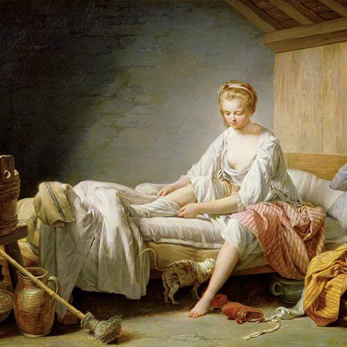 Przebudzenie Fanchon , Nicolas Bernard Lépicié, 1773 r.