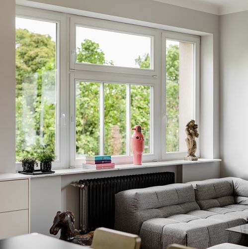 przedwojenne mieszkanie z nowoczesnym wystrojem