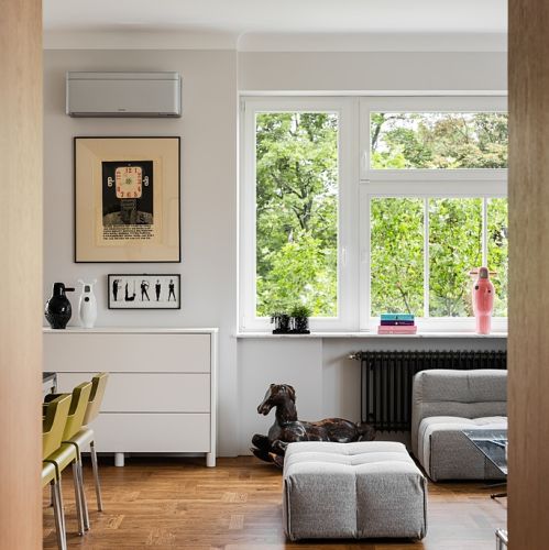 nowoczesny wystrój w mieszkaniu w kamienicy