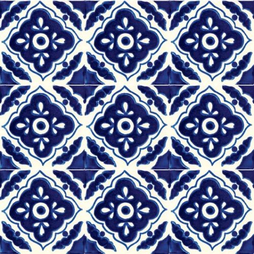 Ręcznie malowana płytka z miejscowości Dolores Hidalgo w Meksyku. KOLORY MEKSYKU