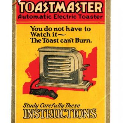 Reklama Toastmastera przekonuje, że automatycznego opiekacza nie trzeba pilnować, bo tost się w nim nie spali.