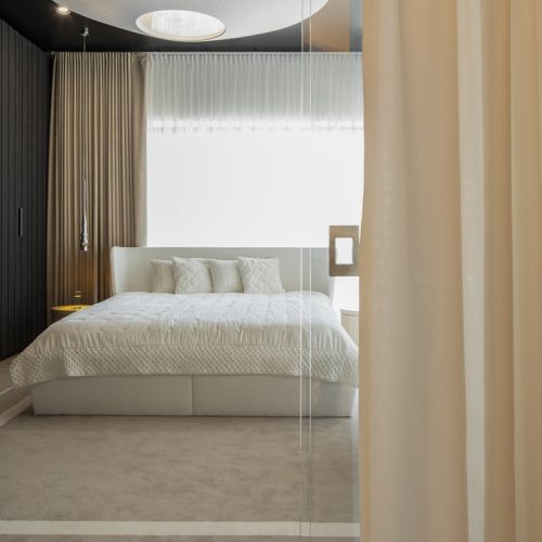 styl glamour sypialnia