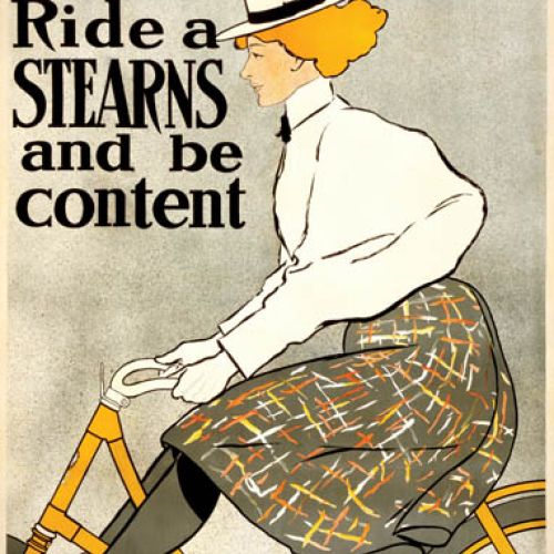 Ride stearns and be content , projekt reklamy: Edward Penfield. Fot. Fotochannels