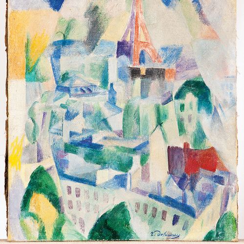 Robert Delaunay Widok na miasto , lata 1910-1914.