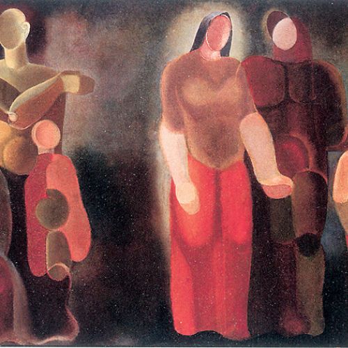 Robotnicy, ok. 1938-1939 r. Karol Hiller - ostatni romantyk