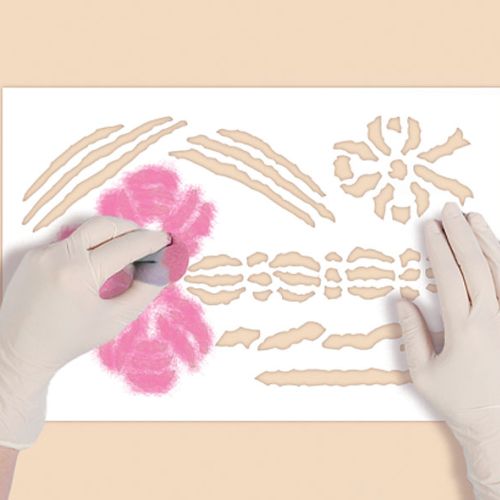 Romantyczny wzór - kokardki. Wzór na romantyczne wnętrze