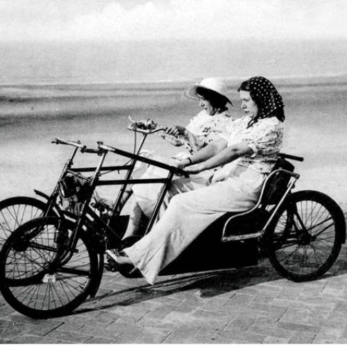 Rower dwuosobowy. Fot. Forum. Historia dwóch kółek