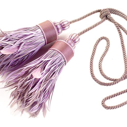 Russian Ribbon z jedwabiu i piórek, SPINA DESIGN